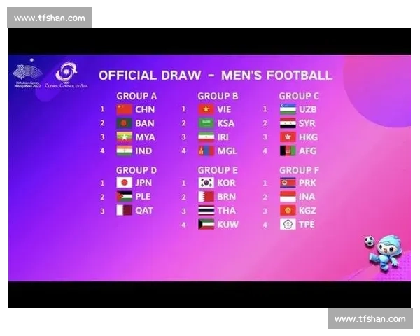 2023年亚运会男足比赛时间安排及重要赛程一览